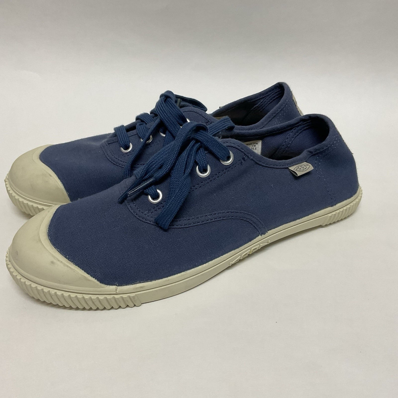 Keen 100% Vulcanized Footwear Sneakers Canvas Womens 8,5 Shoes Navy Blue